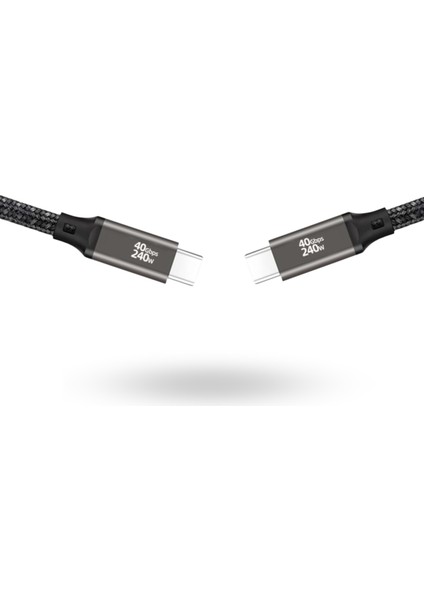 Büro Ev Ofis Cihazları Için 1mt 240W 60HZ 40GB 8k Usb4 Stil Kablo