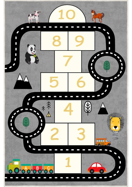 Oyun Halısı Makinede Yıkanabilir Kaymaz Taban Leke Tutmaz Antilerjen Çocuk Odası Halısı fiyatları