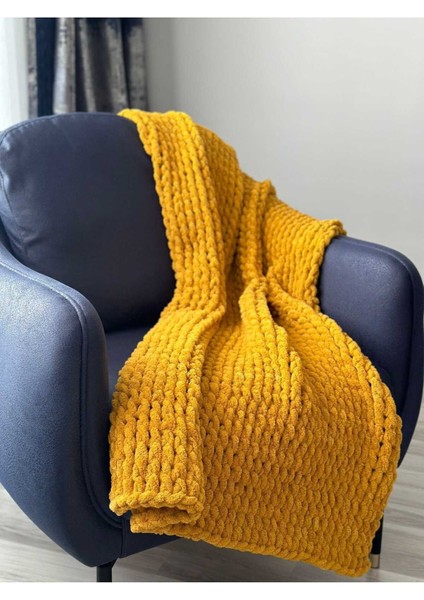 Puffy El Örgü Tv Battaniyesi