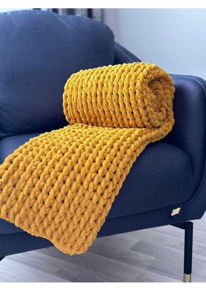 Puffy El Örgü Tv Battaniyesi modelleri