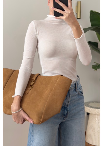 Sonsuz Kumaş Balıkçı Yaka Bluz- Beyaz fiyatları