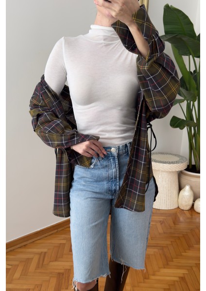 Sonsuz Kumaş Balıkçı Yaka Bluz- Beyaz modelleri