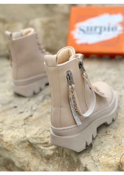 Çocuk Bot Sıcak Astar Esnek Yüksek Taban Cırtlı Bağlama ile Rahat Kullanım indirimleri