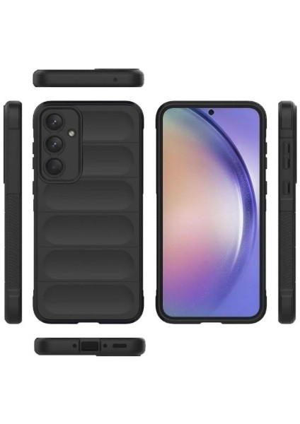 Galaxy A17 Uyumlu Kılıf Esnek TPU Oyuklu Arka Yüzey Tasarımlı Vendas Etnik Silikon Kapak + Hayalet Ekran Koruyucu fiyatları