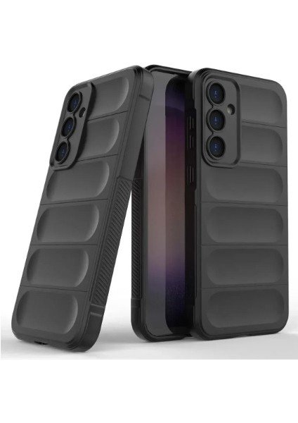 Galaxy A17 Uyumlu Kılıf Esnek TPU Oyuklu Arka Yüzey Tasarımlı Vendas Etnik Silikon Kapak + Hayalet Ekran Koruyucu fırsatları