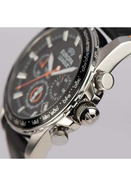 JL.EL-102A Uefa Europa League Quartz Deri Siyah 44 mm Erkek Kol Saati indirimleri