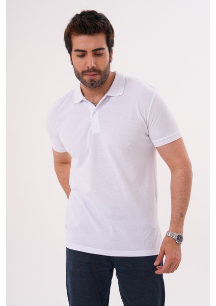 -Erkek Polo Yaka Tshırt Kısa Kollu Mevsimlik