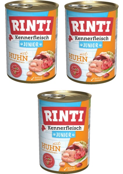 Tavuklu Gurme Yavru Köpek Konservesi 400 Gr. x 3 Adet