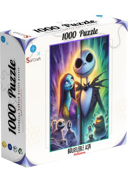 1000 Parça Puzzle Gölgegelerle Aşk Helloween