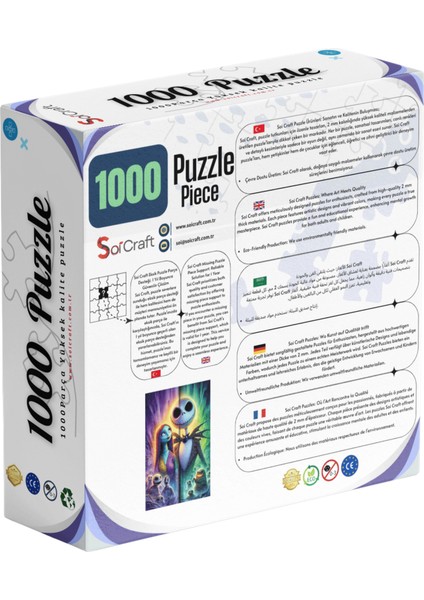 1000 Parça Puzzle Gölgegelerle Aşk Helloween fiyatları