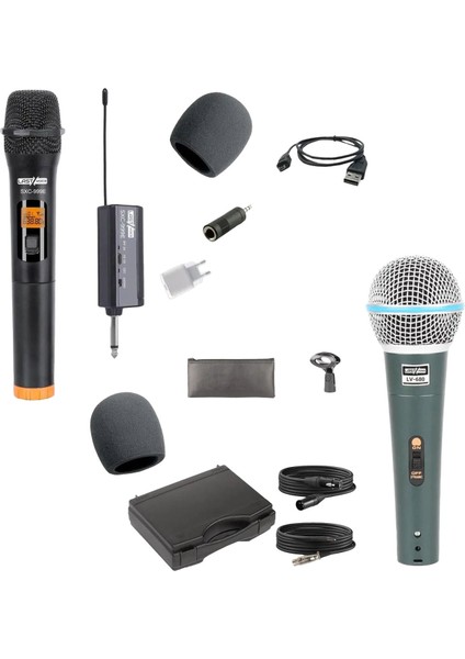 Ample Center-Paket-2 Aktif Hoparlör ve Mixer Full Ses Sistemi Seti fırsatları