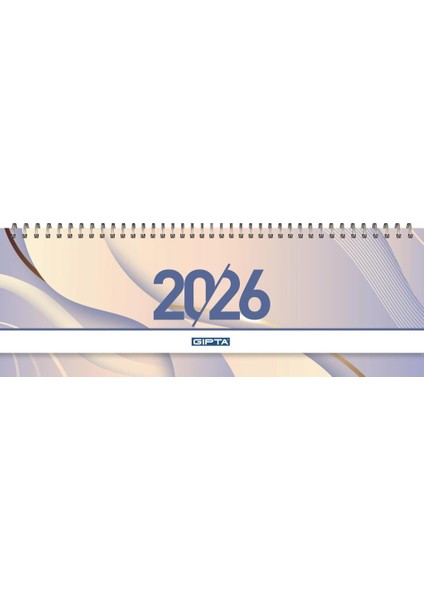 2026 Spiralli Masa Takvimi 12X33 cm 504-BTK modelleri