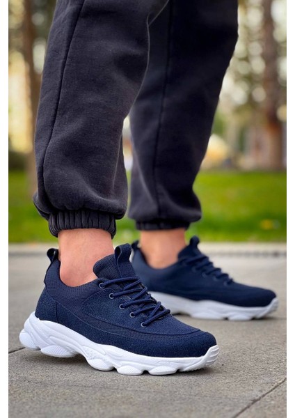 ZR-707 Yüksek Taban Bağcıklı Günlük Erkek Sneaker Laci Süet