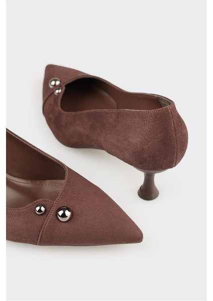 Kahve Kadın Topuklu Ayakkabı fırsatları