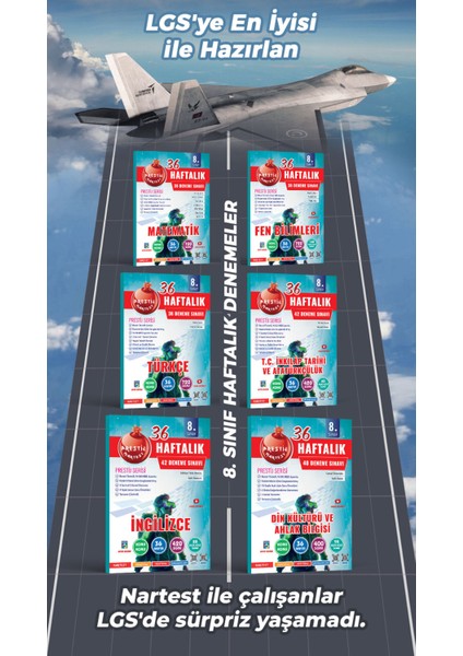 8. Sınıf 36 Haftalık Deneme Seti