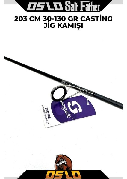 Salt Father 205CM 30-130GR Cast Jig Kamışı fırsatları