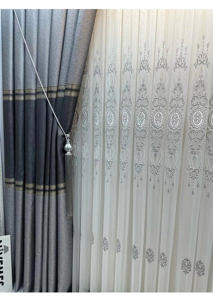 Nivemeshome Antakya 8008 V-6113 1/3 Sık Pileli Tül Perde Apm fiyatları