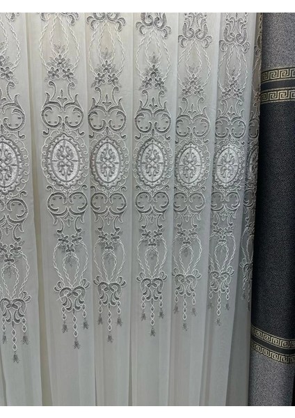 Nivemeshome Antakya 8008 V-6113 1/3 Sık Pileli Tül Perde Apm