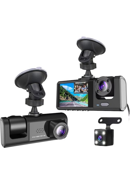 Wifi Özellikli 1080P Full Hd 1296P Araç Kamerası Araç Içi Kamera Video ve Fotoğraf Kaydedici