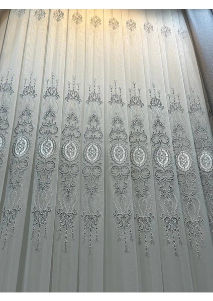 Nivemeshome Antakya 8008 V-6113 1/3 Sık Pileli Tül Perde Apm indirimleri