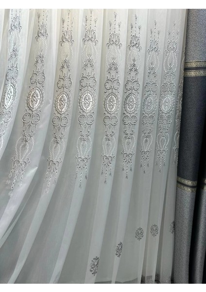 Nivemeshome Antakya 8008 V-6113 1/3 Sık Pileli Tül Perde Apm