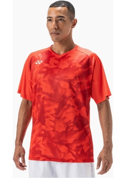 YM0033 Erkek Kırmızı Tenis Tişört