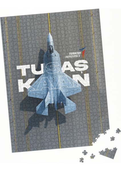 3 Lü 500 Parça Puzzle Milli Kanatlar Kişiye Özel fırsatları