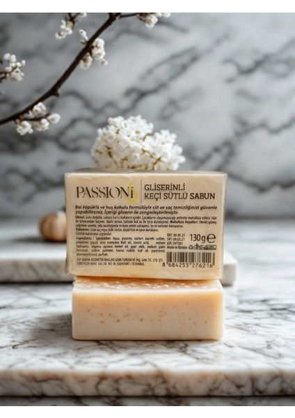 Gliserinli Keçi Sütlü Sabun