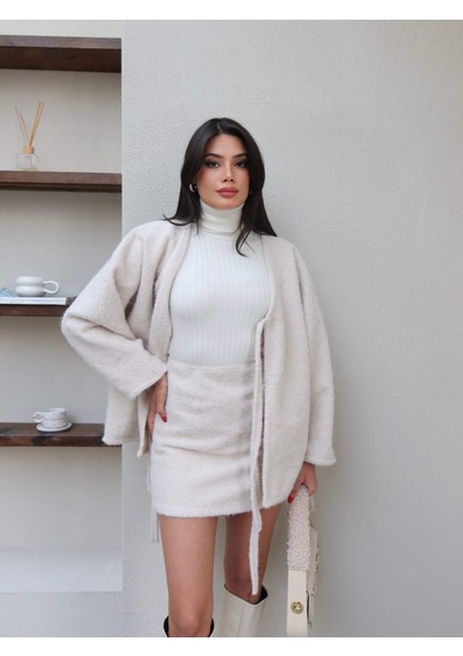 Kırçıllı Kısa Kaşe Etek fiyatları