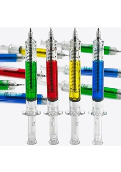 Şırınga Şeklinde Basmalı Kalem 4 Adet fiyatları