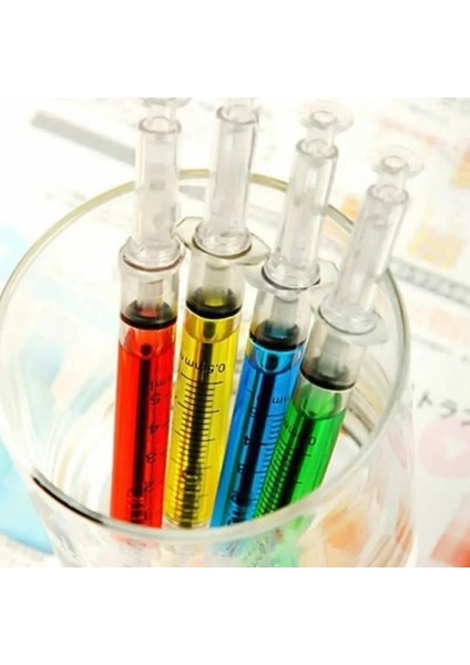 Şırınga Şeklinde Basmalı Kalem 4 Adet indirimleri