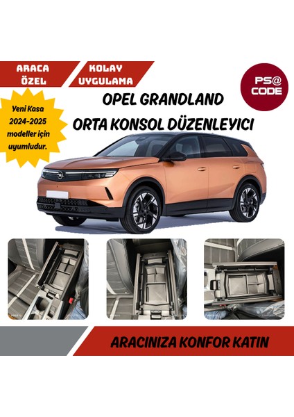 Opel Grandland Orta Kolçak Yeni Kasa 2024 ve Sonrası