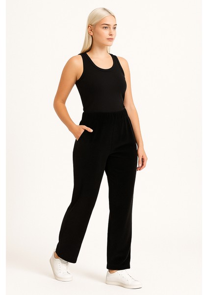 Kadın Kadife (Velour) Straight Fit Pantolon fırsatları