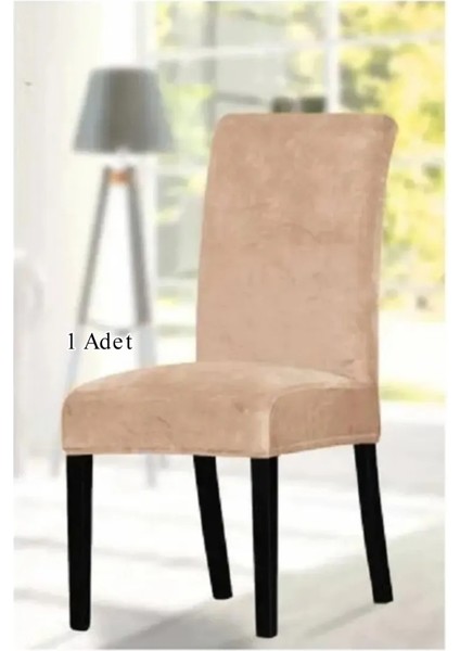Ipek Kadife Sandalye Kılıfı Sandalye Örtüsü Lastikli Standart 1 Adet