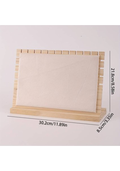 Ahşap Takı Teşhir Standı Çoklu Kolye Vitrin Sergileme Standı Büyük Boy fırsatları