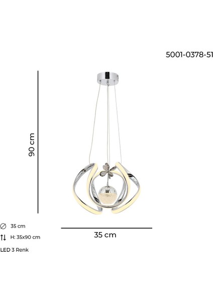 Alya Tekli Sarkıt Avize Krom fiyatları