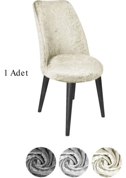 Kadife Kumaş Oval Sandalye Kılıfı,sandalye Örtüsü 1 Adet