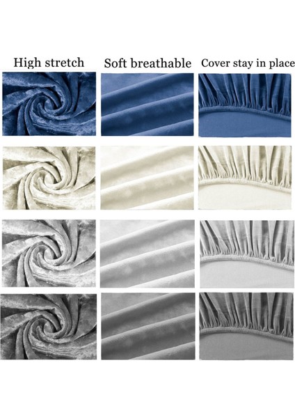 Kadife Kumaş Oval Sandalye Kılıfı,sandalye Örtüsü 1 Adet modelleri