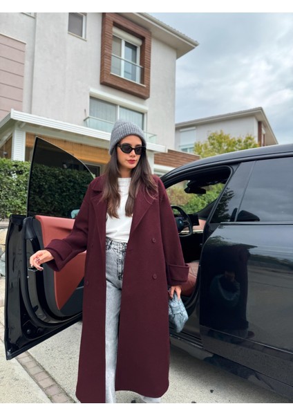 Bordo Yün Karışımlı Premium Blend Kaban fiyatları