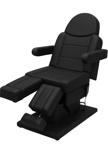 Ayak Bakım Koltuğu Siyah E-226/A | Elektrikli Sistemli, 3 Motorlu, Trendelenburg, Mekanik Ayak Ayarlı