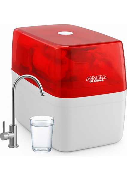 ALMERA SU ARITMA Çelik Tanklı RO Systems PH Alkali Filtreli Ev Tipi Su Arıtma Cihazı fiyatları