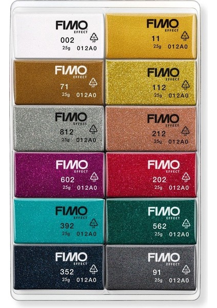 Staedtler Fimo Effect Metalik Modelleme Polimer Kil Seti 12 Renk fiyatları