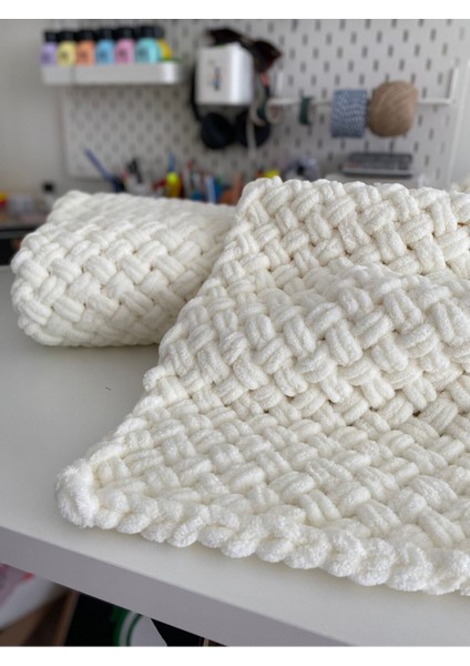 Puffy Örgü Bebek Battaniyesi