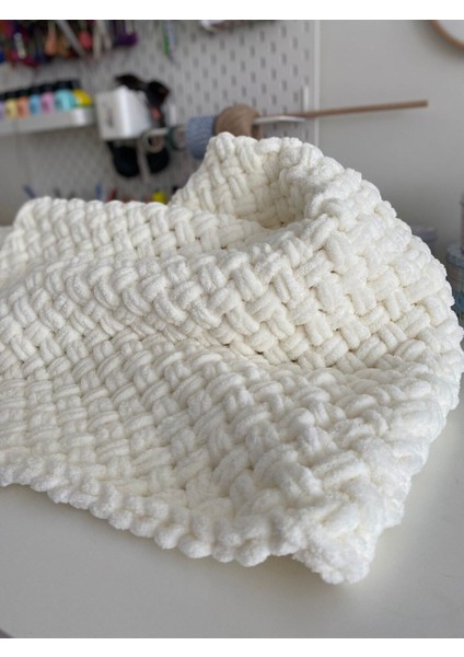 Puffy Örgü Bebek Battaniyesi fırsatları