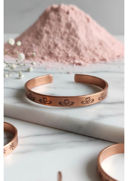 Sertifikalı Kuğu Desenli Saf Bakır Bileklik