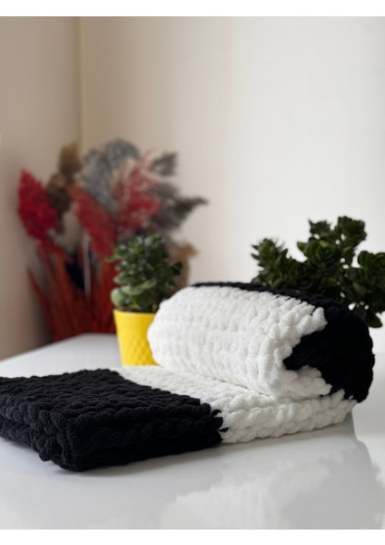 El Örgü Puffy Bebek Battaniye 90X90 cm fırsatları