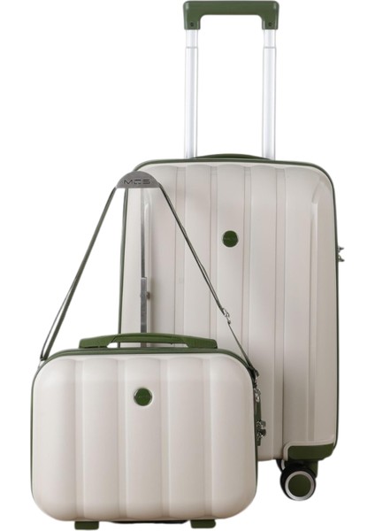 Polipropilen 2'li Valiz Seti Kabin & Makyaj V305