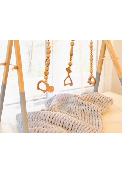 Puffy El Örgüsü Çok Amaçlı Wellsoft Bebek Battaniye Grı fiyatları