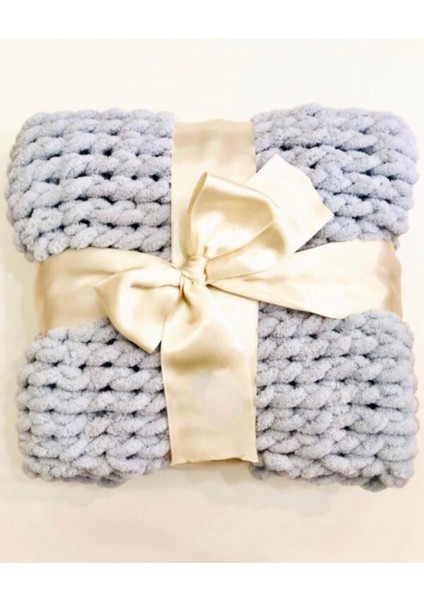 Puffy El Örgüsü Çok Amaçlı Wellsoft Bebek Battaniye Grı modelleri