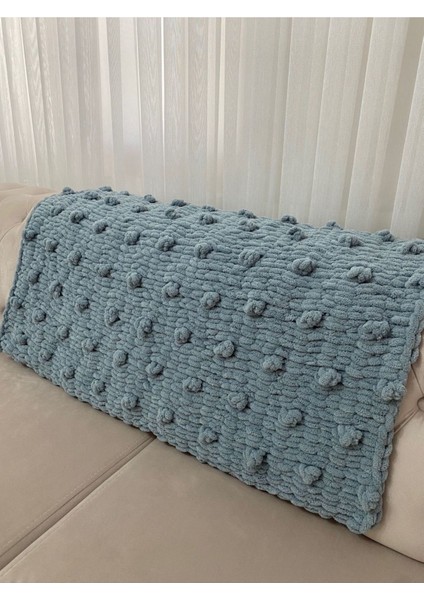 Alize El Örgüsü Ponponlu Bebek Battaniyesi